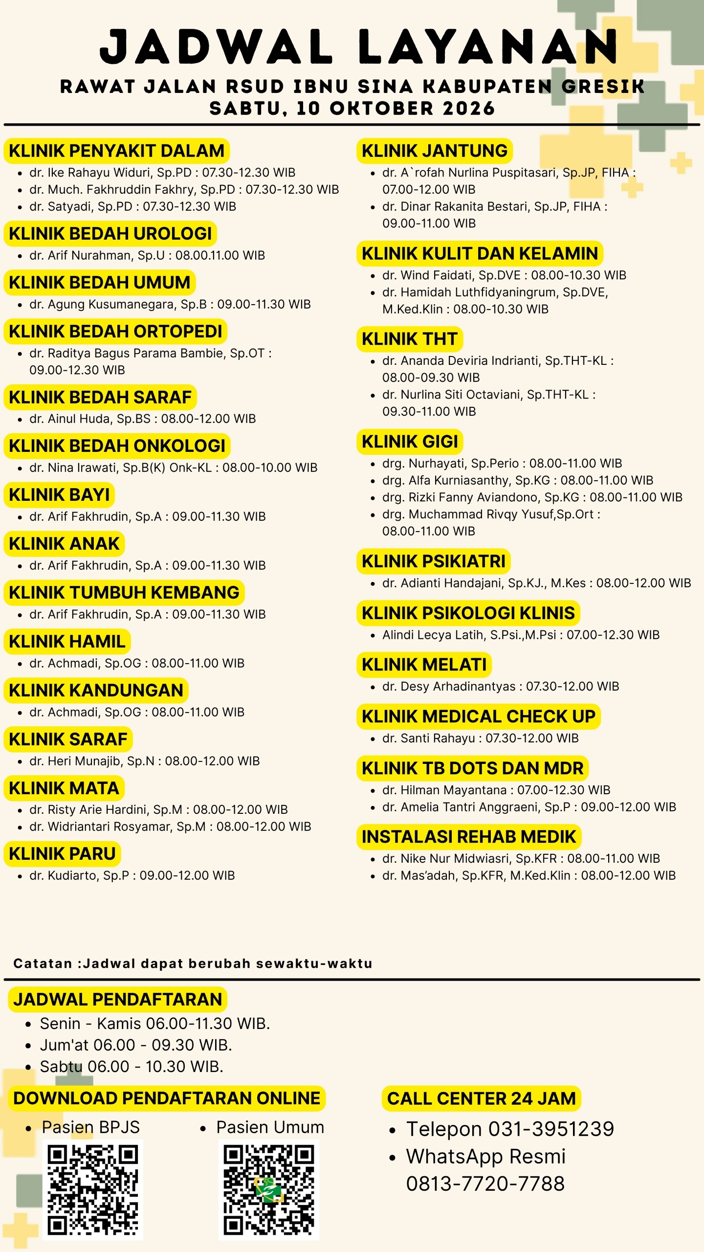 Jadwal Dokter